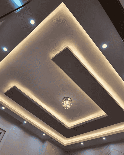 Gypsum board partition