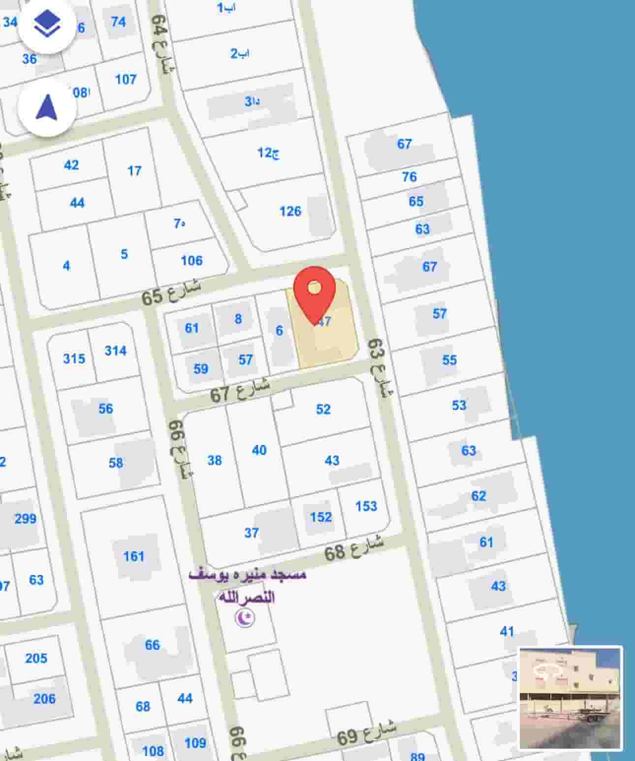 Land for sale in Abu Al Hasaniya 