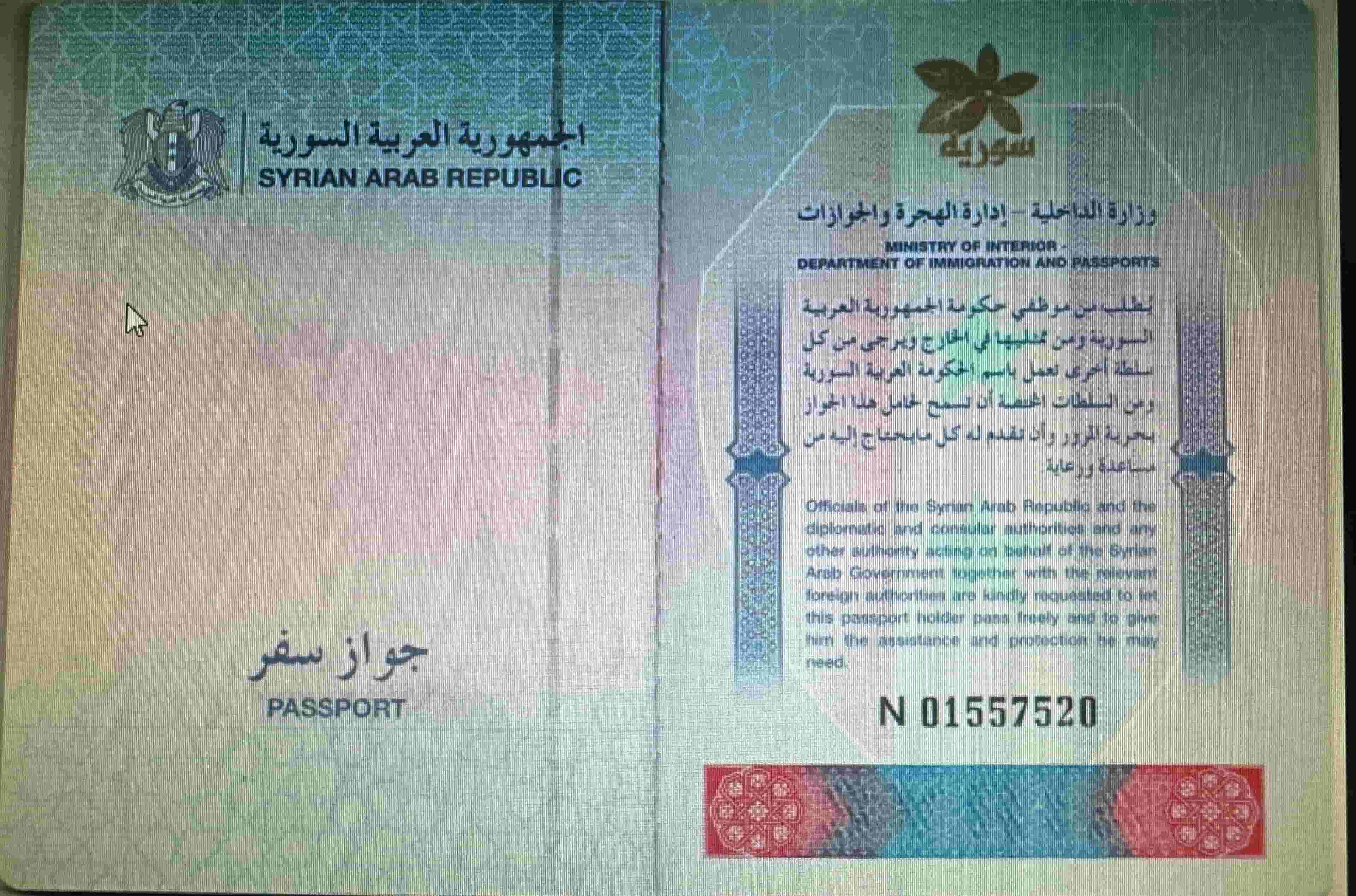 فقدان جواز سفر