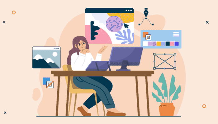 A graphic designer is required