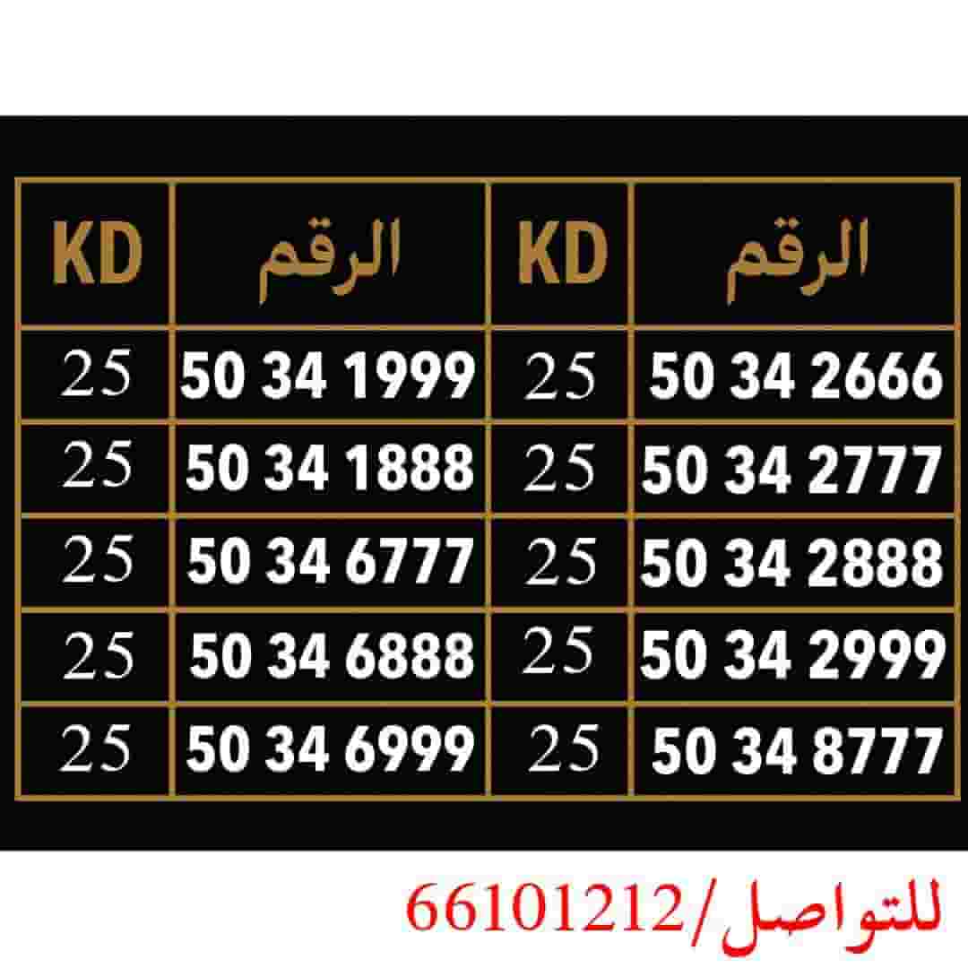 Special numbers, competitive prices