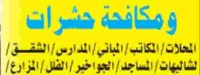 مكافحة حشرات مكافحة حشرات